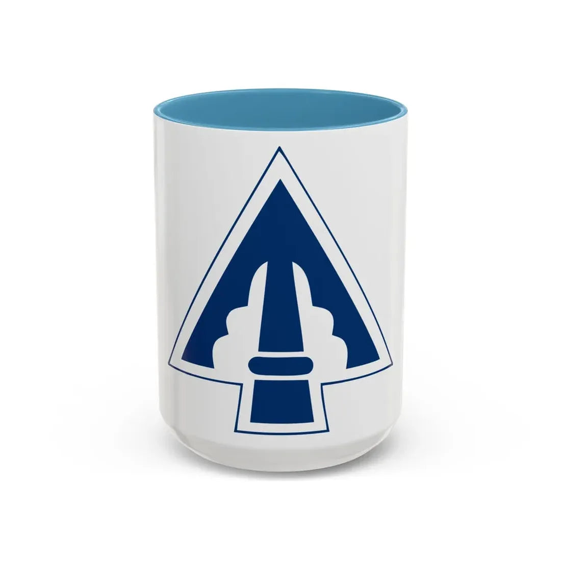 XXII Corps (U.S. Army) Accent Coffee Mug 15oz Light Blue - Go Mug Yourself