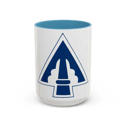 XXII Corps (U.S. Army) Accent Coffee Mug 15oz Light Blue - Go Mug Yourself