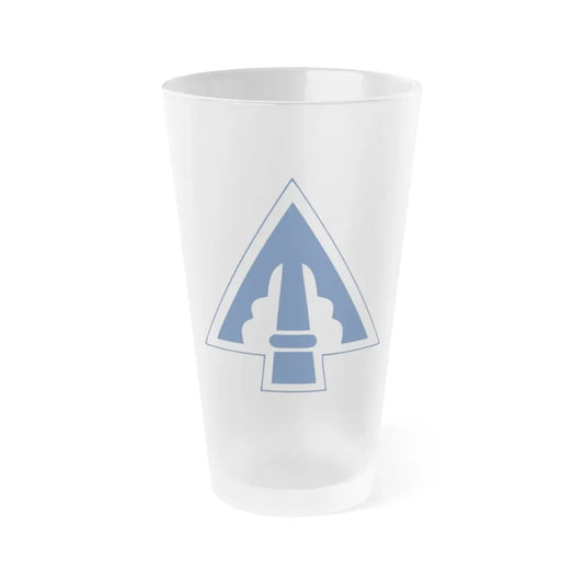 XXII Corps (U.S. Army) Frosted Pint Glass 16oz Default Title - Go Mug Yourself