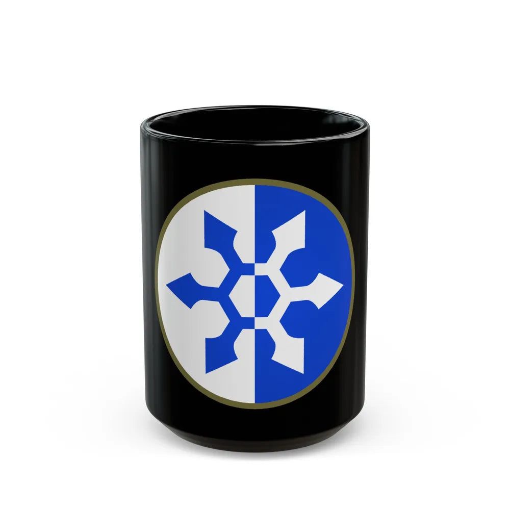 XXXIII Corps (U.S. Army) Black Coffee Mug-15oz-Go Mug Yourself