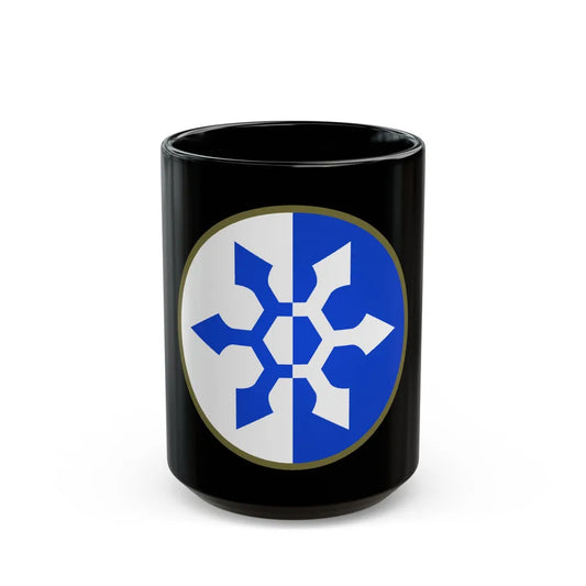 XXXIII Corps (U.S. Army) Black Coffee Mug-15oz-Go Mug Yourself