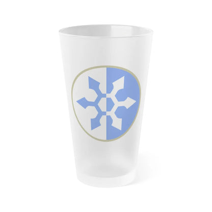 XXXIII Corps (U.S. Army) Frosted Pint Glass 16oz-Go Mug Yourself