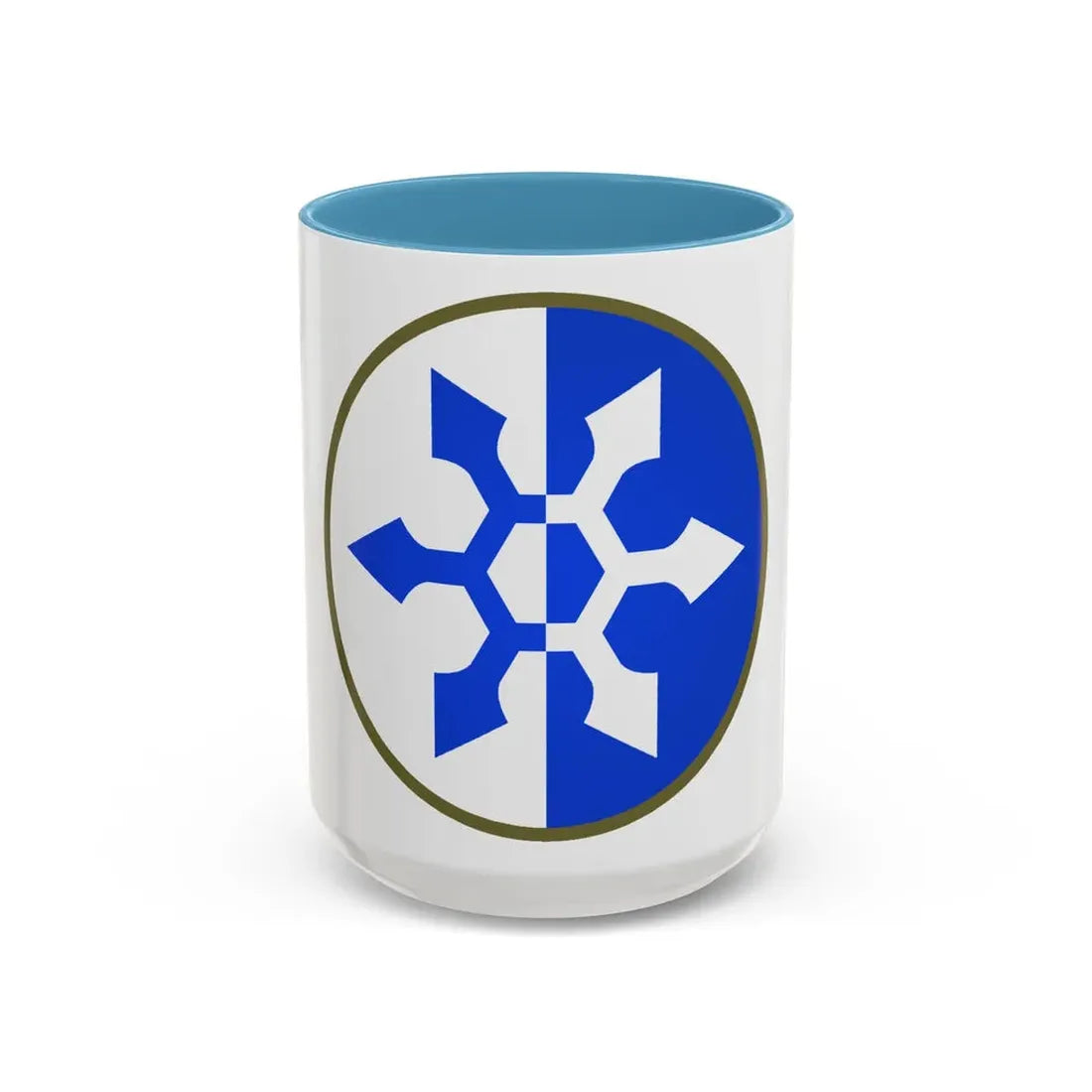 XXXIII Corps (U.S. Army) Accent Coffee Mug 15oz Light Blue - Go Mug Yourself