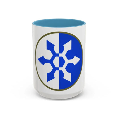 XXXIII Corps (U.S. Army) Accent Coffee Mug 15oz Light Blue - Go Mug Yourself