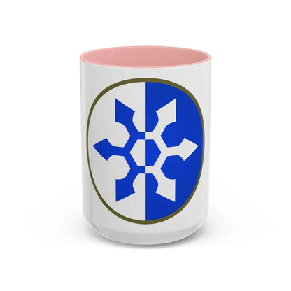 XXXIII Corps (U.S. Army) Accent Coffee Mug 15oz Pink - Go Mug Yourself