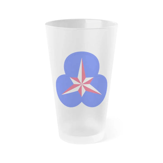 XXXVI Corps (U.S. Army) Frosted Pint Glass 16oz Default Title - Go Mug Yourself