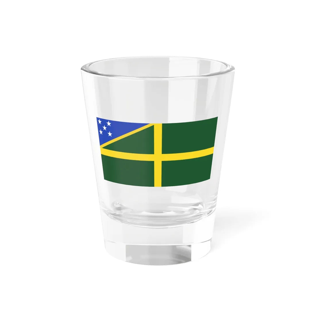 Yacht Ensign of the Solomon Islands (Solomon Islands) Shot Glass 1.5oz 1.5oz - Go Mug Yourself