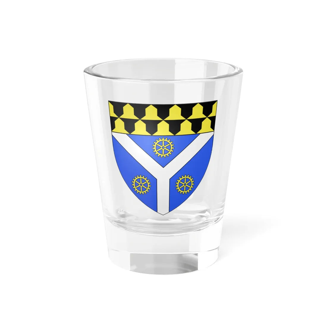 Yale School of Engineering and Applied Science (United States) (Coat of Arms) Shot Glass 1.5oz 1.5oz - Go Mug Yourself