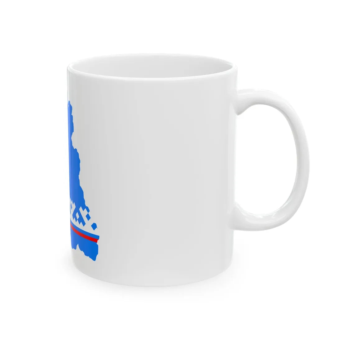 Yamalo-Nenets-geo-stub (Russia) White Coffee Mug - Go Mug Yourself