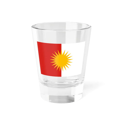 Yazidi Movement for Reform and Progress flag (Iraq) Shot Glass 1.5oz 1.5oz - Go Mug Yourself