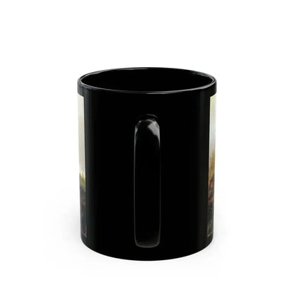 Yefim Volkov (1844-1920) Swamp in Autumn - Black Coffee Mug - Go Mug Yourself