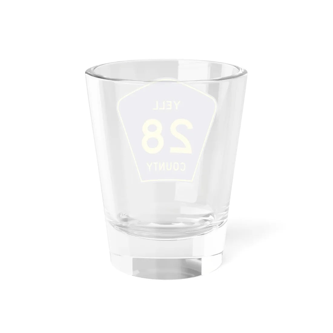 Yell County Route 28 AR (Arkansas) (Road Sign) Shot Glass 1.5oz - Go Mug Yourself