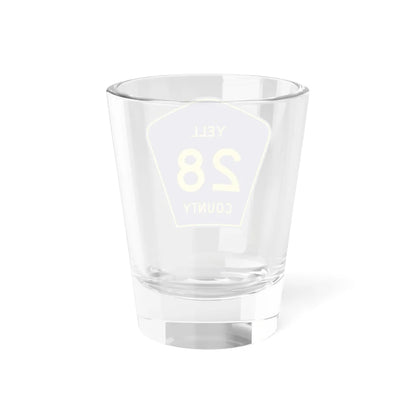 Yell County Route 28 AR (Arkansas) (Road Sign) Shot Glass 1.5oz - Go Mug Yourself