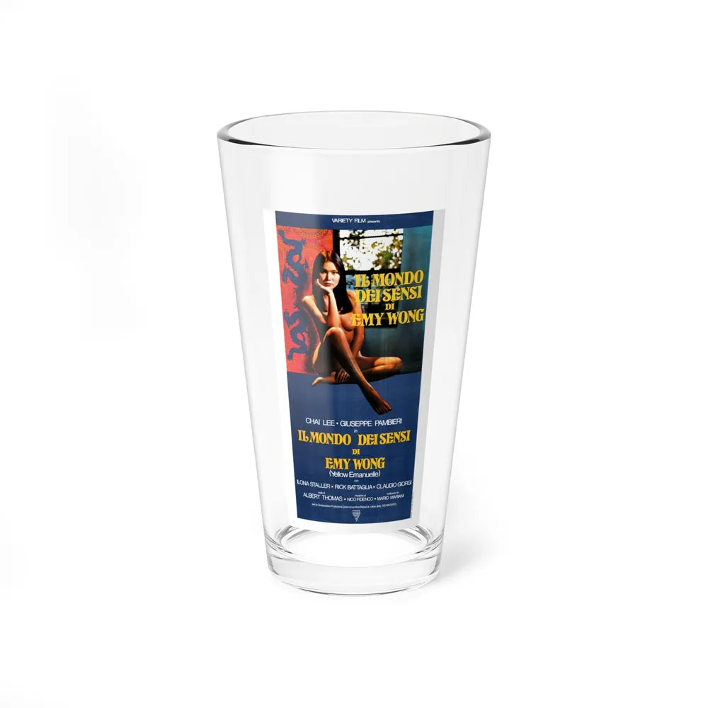 YELLOW EMANUELLE 1977 Movie Poster - Pint Glass 16oz-16oz-Go Mug Yourself