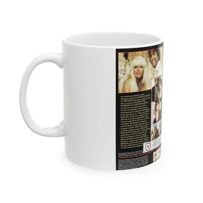 YELLOW HAIR AND THE FORTRESS OF GOLD (VHS COVER) - White Coffee Mug - Go Mug Yourself