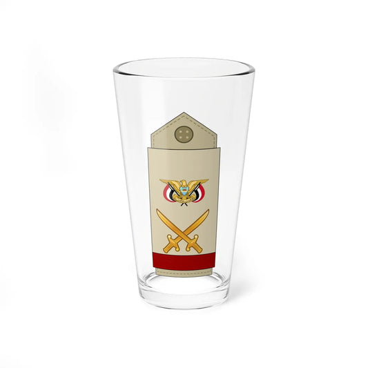 Yemen Army OF 7 (Yemen) (Military Rank) Pint Glass 16oz 16oz - Go Mug Yourself