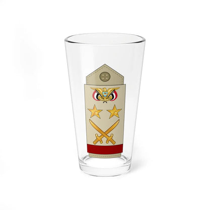 Yemen Army OF 9 (Yemen) (Military Rank) Pint Glass 16oz - Go Mug Yourself