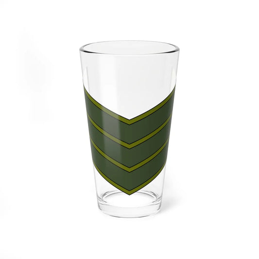 Yemen Army OR 6 (Yemen) (Military Rank) Pint Glass 16oz 16oz - Go Mug Yourself