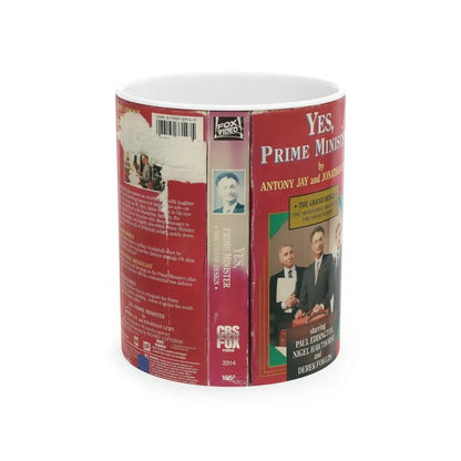 YES PRIME MINISTER THE GRAND DESIGN (VHS COVER) - White Coffee Mug 11oz - Go Mug Yourself