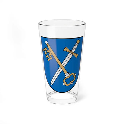 Žygaičiai COA (Lithuania) (Coat of Arms) Pint Glass 16oz 16oz - Go Mug Yourself