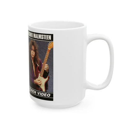 YNGWIE MALMSTEEN REH VIDEO (VHS COVER) - White Coffee Mug-Go Mug Yourself