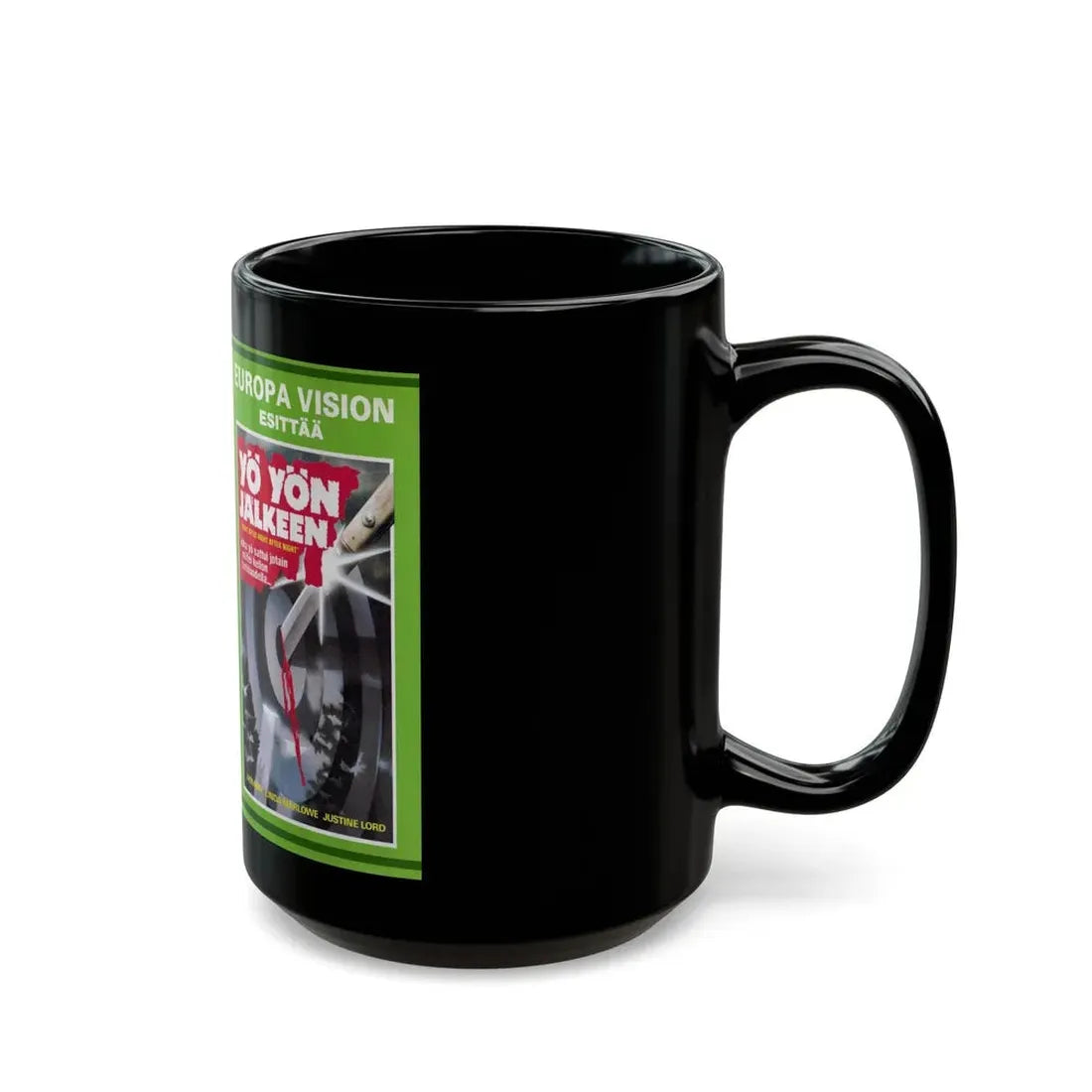 YO YON JALKEEN (VHS COVER) - Black Coffee Mug - Go Mug Yourself
