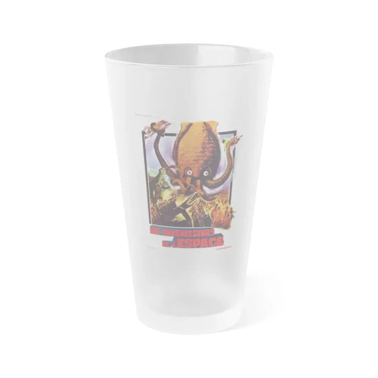 YOG MONSTER FROM SPACE (FRENCH) 1970 Movie Poster - Frosted Pint Glass 16oz Default Title - Go Mug Yourself