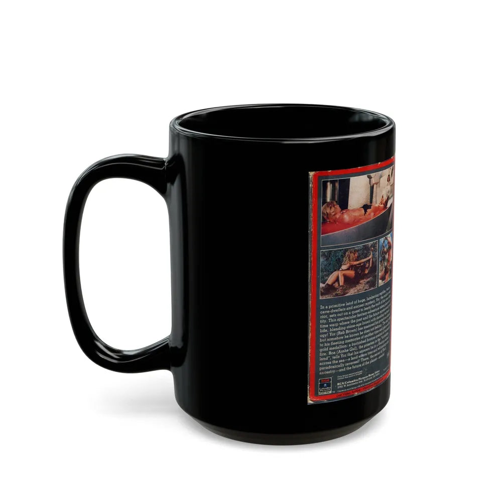 YOR THE HUNTER FROM THE FUTURE (VHS COVER) - Black Coffee Mug-Go Mug Yourself