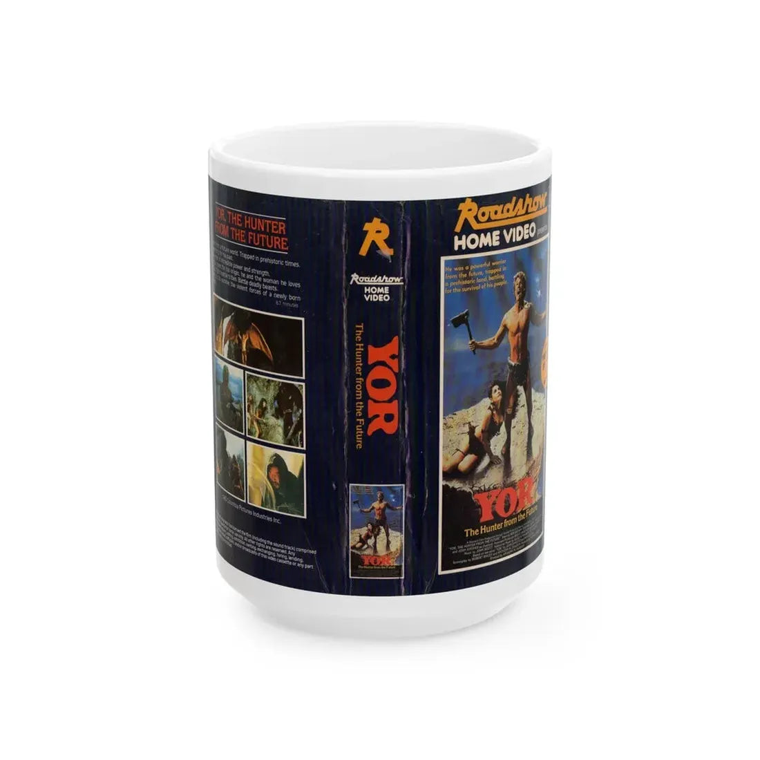 YOR VERSION2 (VHS COVER) - White Coffee Mug 15oz - Go Mug Yourself