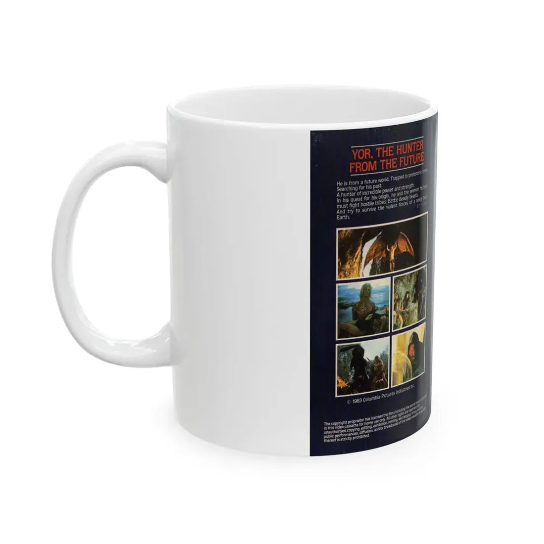 YOR VERSION2 (VHS COVER) - White Coffee Mug - Go Mug Yourself
