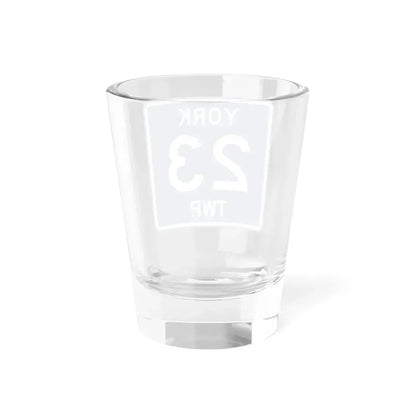 York Township Route 23 Medina County Ohio (Ohio) (Road Sign) Shot Glass 1.5oz - Go Mug Yourself