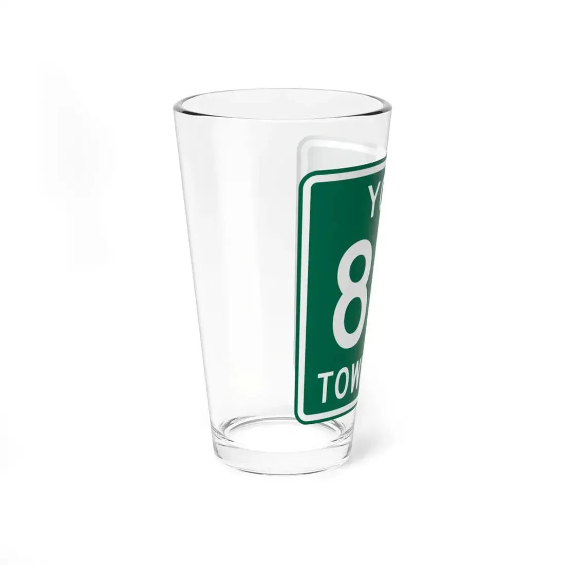 York Township Route 817 Morgan County Ohio (Ohio) (Road Sign) Pint Glass 16oz - Go Mug Yourself
