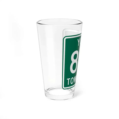 York Township Route 817 Morgan County Ohio (Ohio) (Road Sign) Pint Glass 16oz - Go Mug Yourself