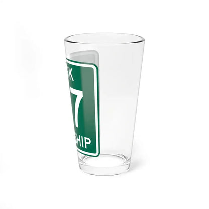 York Township Route 817 Morgan County Ohio (Ohio) (Road Sign) Pint Glss 16oz - Go Mug Yourself