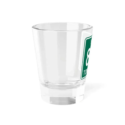 York Township Route 817 Morgan County Ohio (Ohio) (Road Sign) Shot Glass 1.5oz - Go Mug Yourself