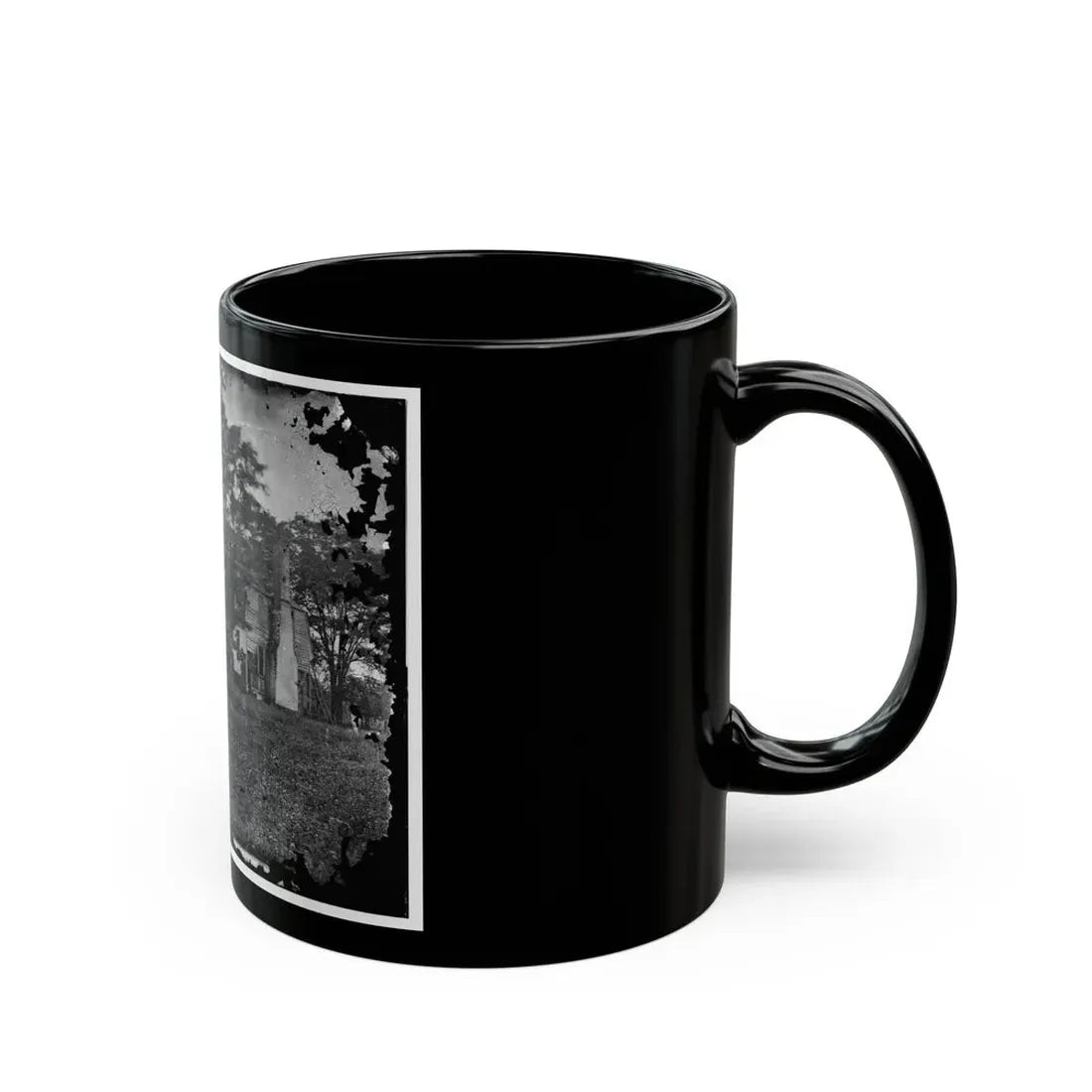Yorktown, Va. Augustine Moore House, In Which Lord Cornwallis Signed The Capitulation Of 1781 (U.S. Civil War) Black Coffee Mug - Go Mug Yourself