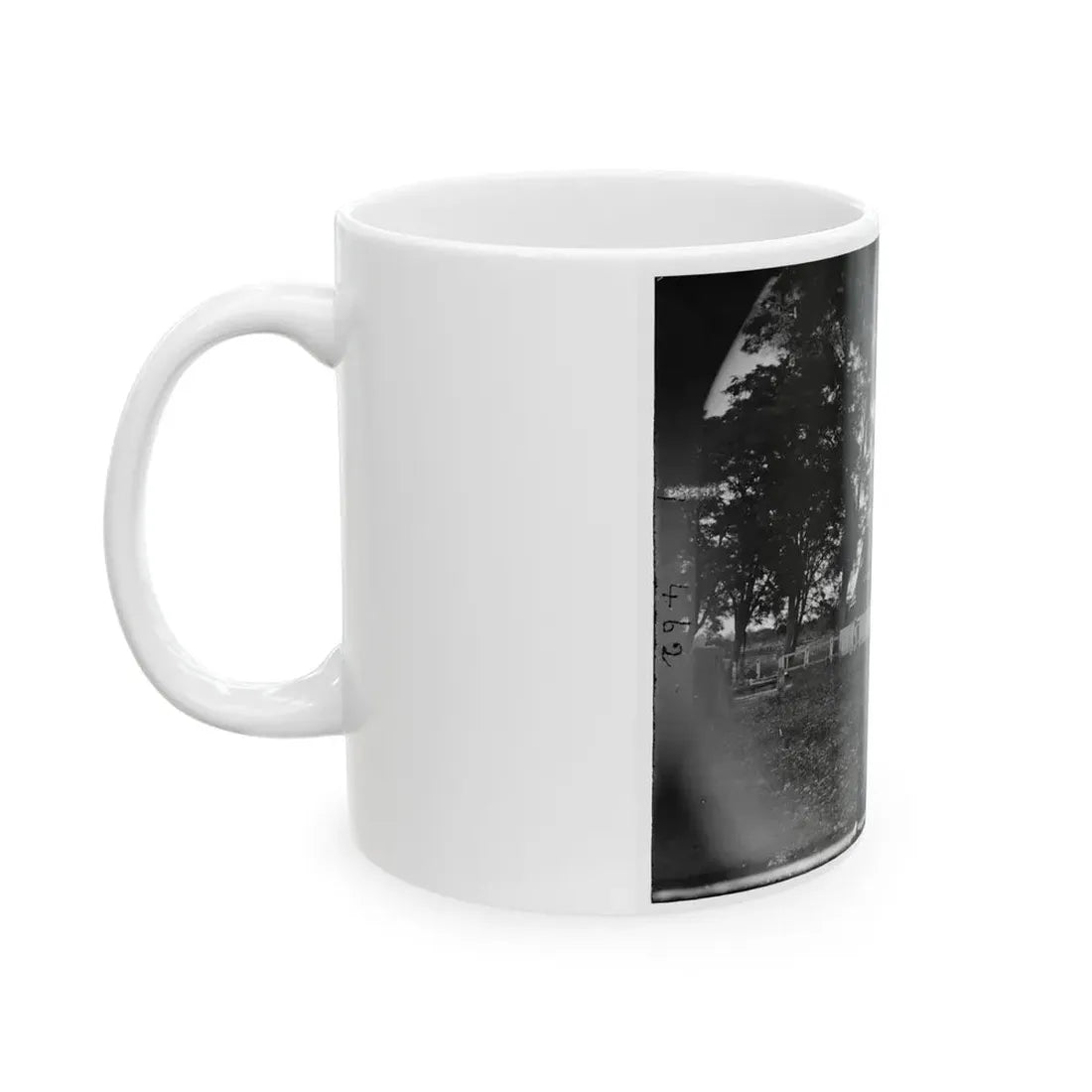 Yorktown, Va. Augustine Moore House, In Which Lord Cornwallis Signed The Capitulation Of 1781 (U.S. Civil War) White Coffee Mug - Go Mug Yourself