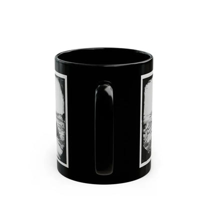 Yorktown, Va. Confederate Fortifications, With Large Gun (U.S. Civil War) Black Coffee Mug - Go Mug Yourself