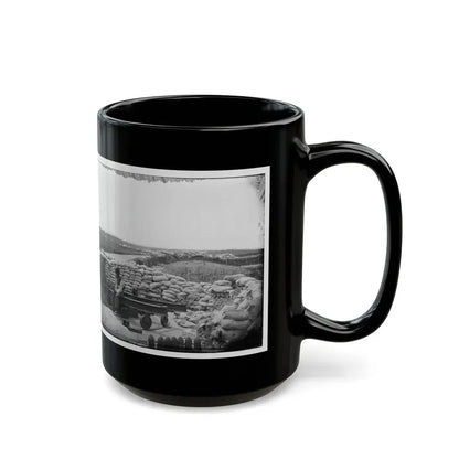 Yorktown, Va. Confederate Sandbag Fortifications (U.S. Civil War) Black Coffee Mug - Go Mug Yourself