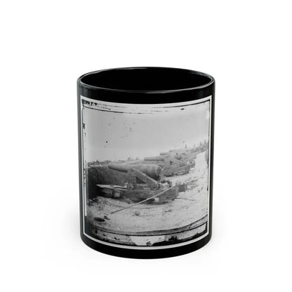 Yorktown, Va. Confederate Water Battery Magruder, With Rodman Smooth-Bore Siege Guns (U.S. Civil War) Black Coffee Mug 11oz - Go Mug Yourself