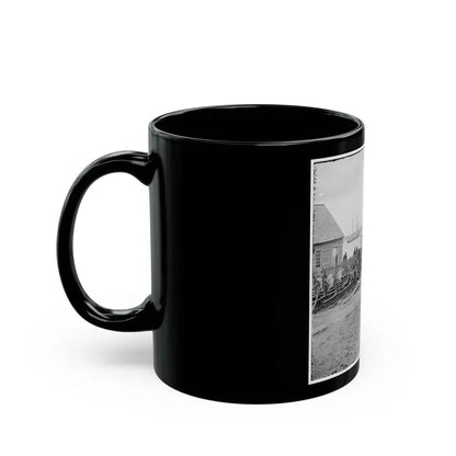 Yorktown, Va. Embarkation For White House Landing, Va. (U.S. Civil War) Black Coffee Mug - Go Mug Yourself