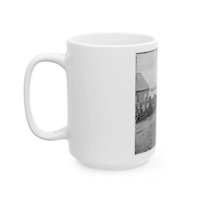 Yorktown, Va. Embarkation For White House Landing, Va. (U.S. Civil War) White Coffee Mug - Go Mug Yourself