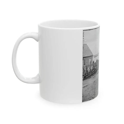 Yorktown, Va. Embarkation For White House Landing, Va. (U.S. Civil War) White Coffee Mug - Go Mug Yourself