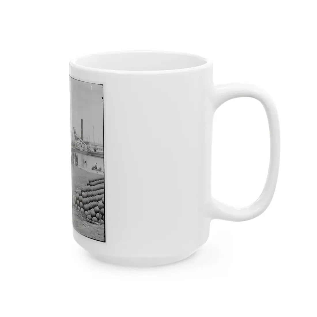 Yorktown, Va. Embarkation For White House Landing, Va. (U.S. Civil War) White Coffee Mug - Go Mug Yourself