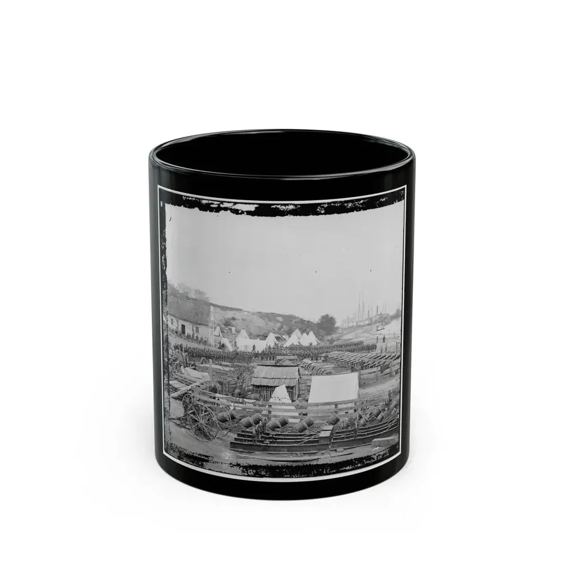 Yorktown, Va. Federal Artillery Park (U.S. Civil War) Black Coffee Mug 11oz - Go Mug Yourself