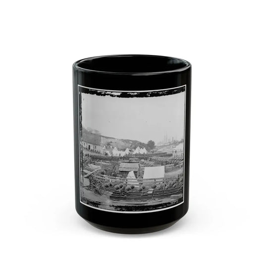 Yorktown, Va. Federal Artillery Park (U.S. Civil War) Black Coffee Mug 15oz - Go Mug Yourself