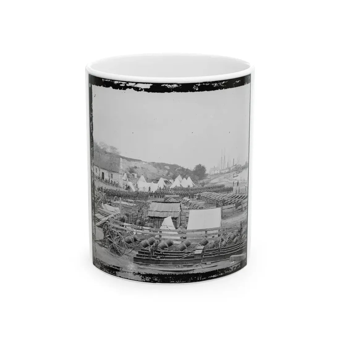 Yorktown, Va. Federal Artillery Park (U.S. Civil War) White Coffee Mug 11oz - Go Mug Yourself