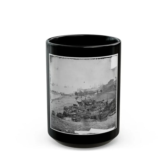 Yorktown, Va. Federal Wagon Park (U.S. Civil War) Black Coffee Mug 15oz - Go Mug Yourself