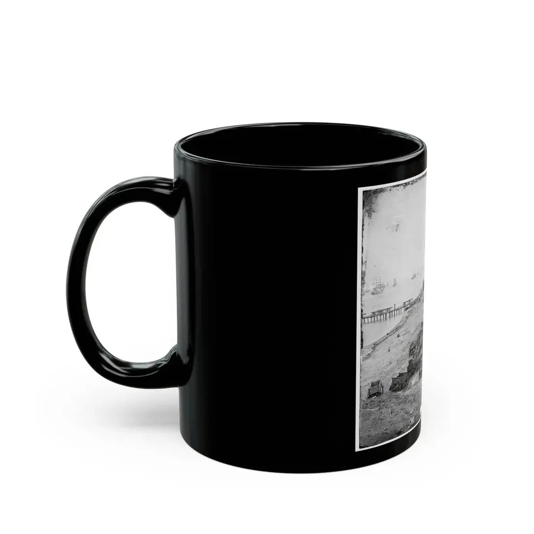 Yorktown, Va. Federal Wagon Park (U.S. Civil War) Black Coffee Mug - Go Mug Yourself