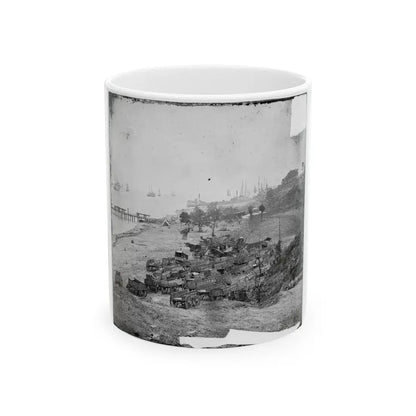 Yorktown, Va. Federal Wagon Park (U.S. Civil War) White Coffee Mug 11oz - Go Mug Yourself